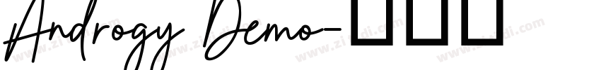 Androgy Demo字体转换